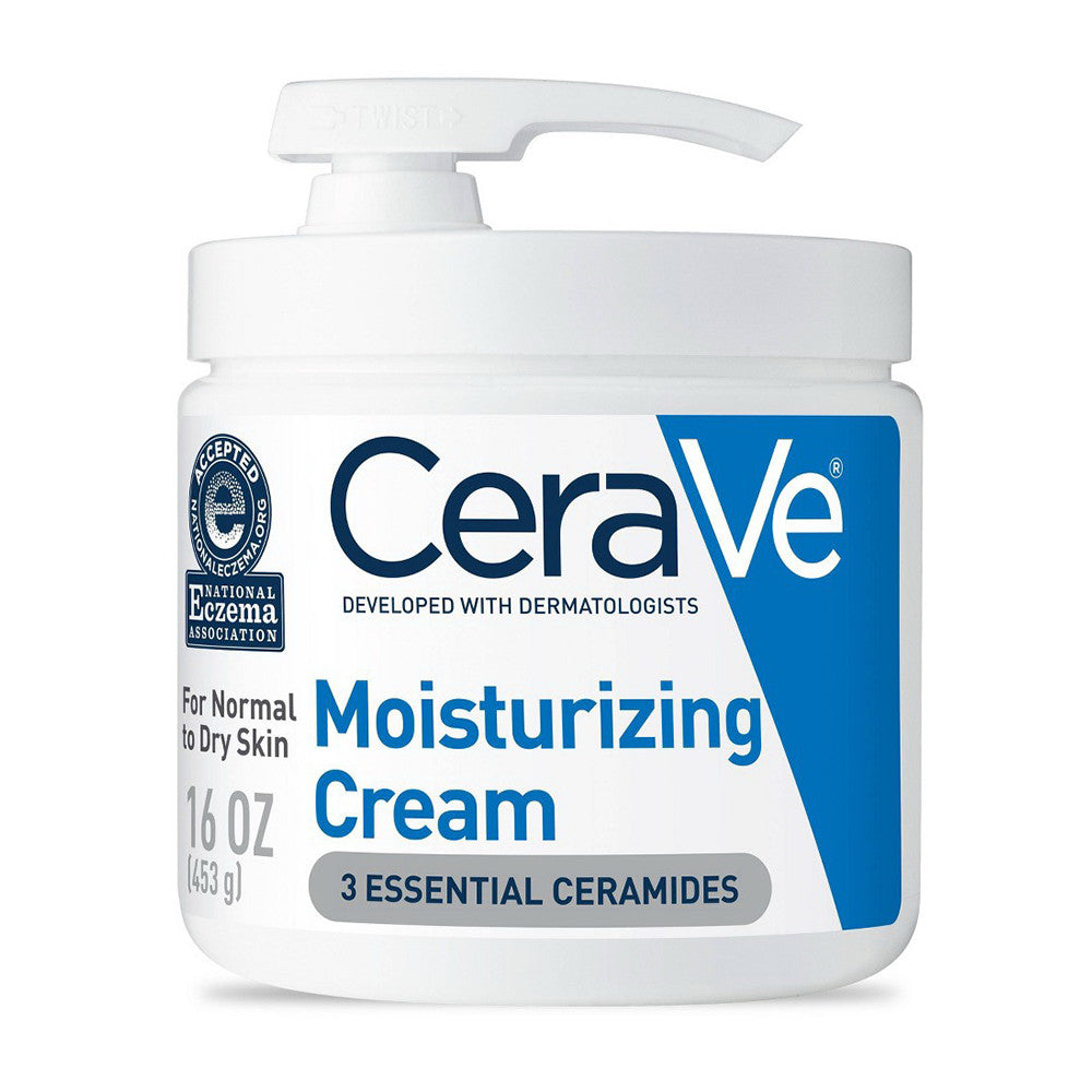 Cerave Moisturizing Cream Pump For Normal To Dry Skin 16 oz